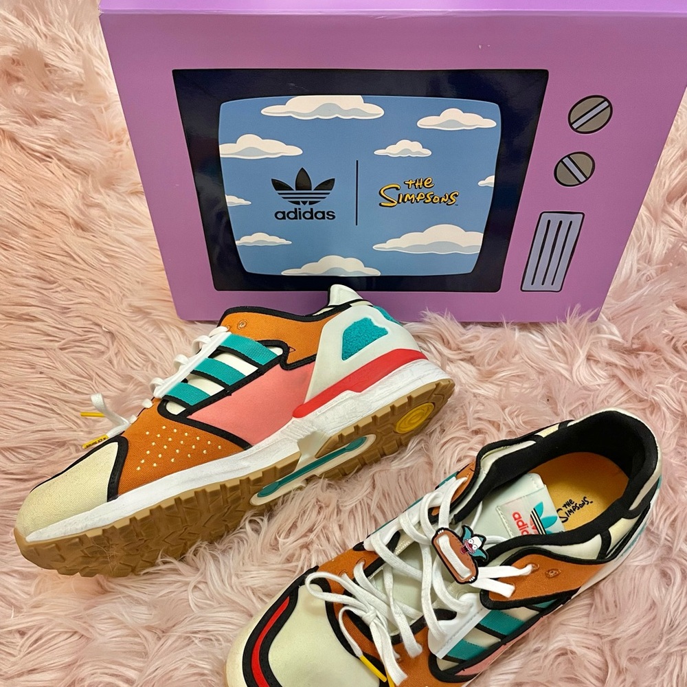 Limited Edition Adidas x The Simpsons Krusty Burger Sneakers Size 12